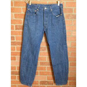 Mens Levis 501 Button Fly Jeans Tag 34x32 Measures approx 32x30